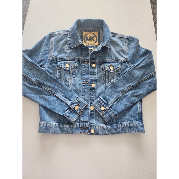 Michael Kors Denim Jean Jacket Women's Size Small - Picture 1 of 7